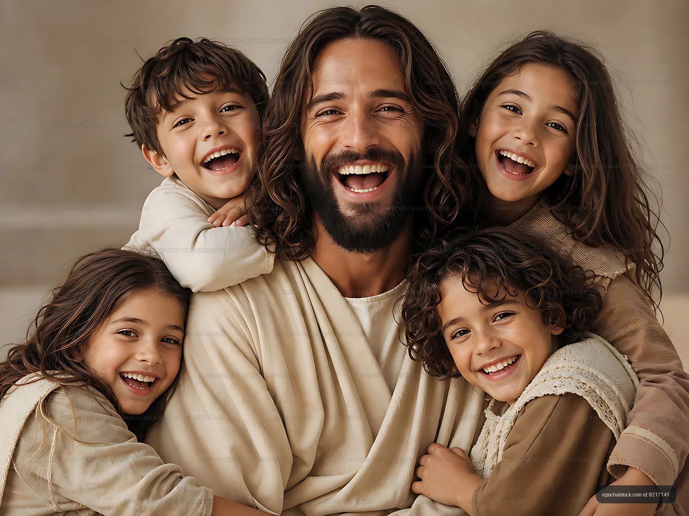 Man enjoying time with children in a cozy indoor setting