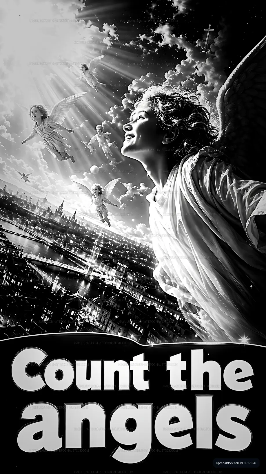 Count the angels over a city at night