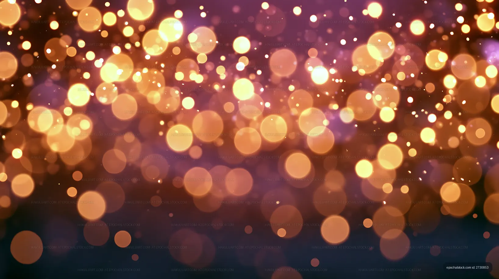 Bokeh lights background with warm colors