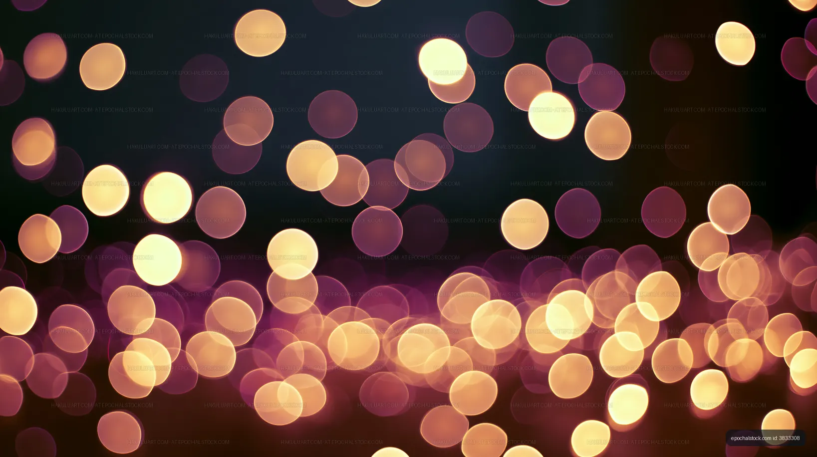 Bright out of focus lights in a warm indoor setting