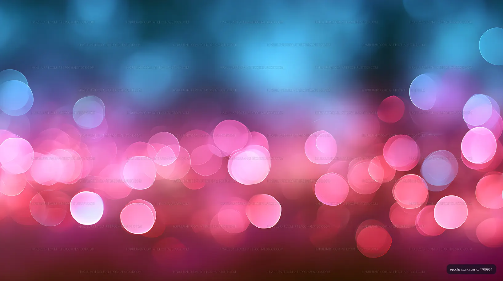 Colorful bokeh lights in soft focus during an evening event