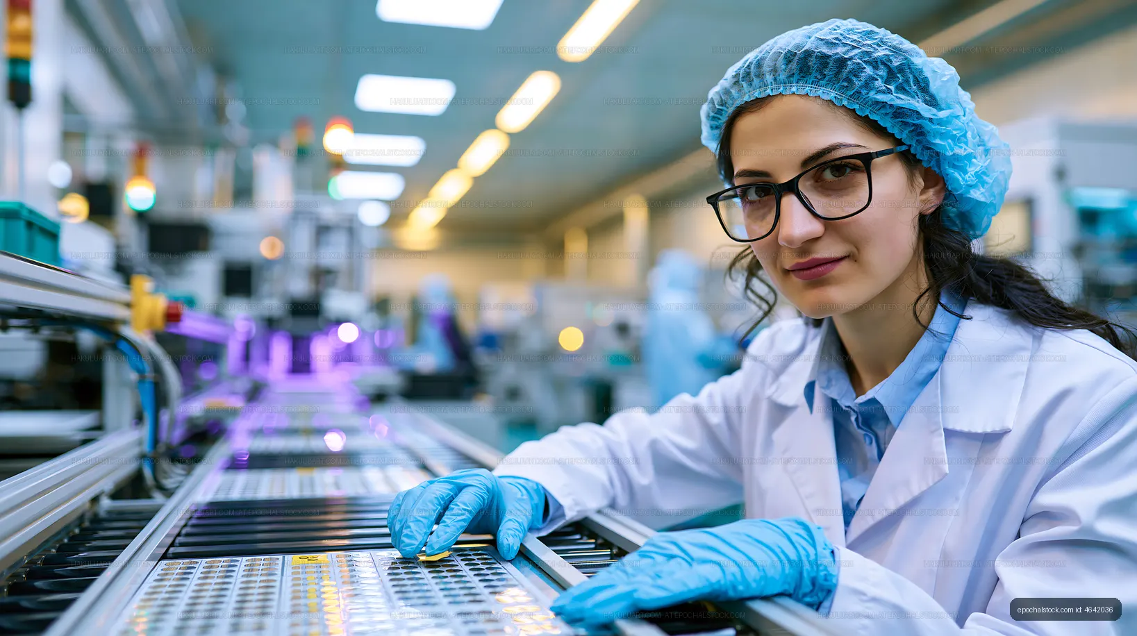 Scientist working with samples in a laboratory