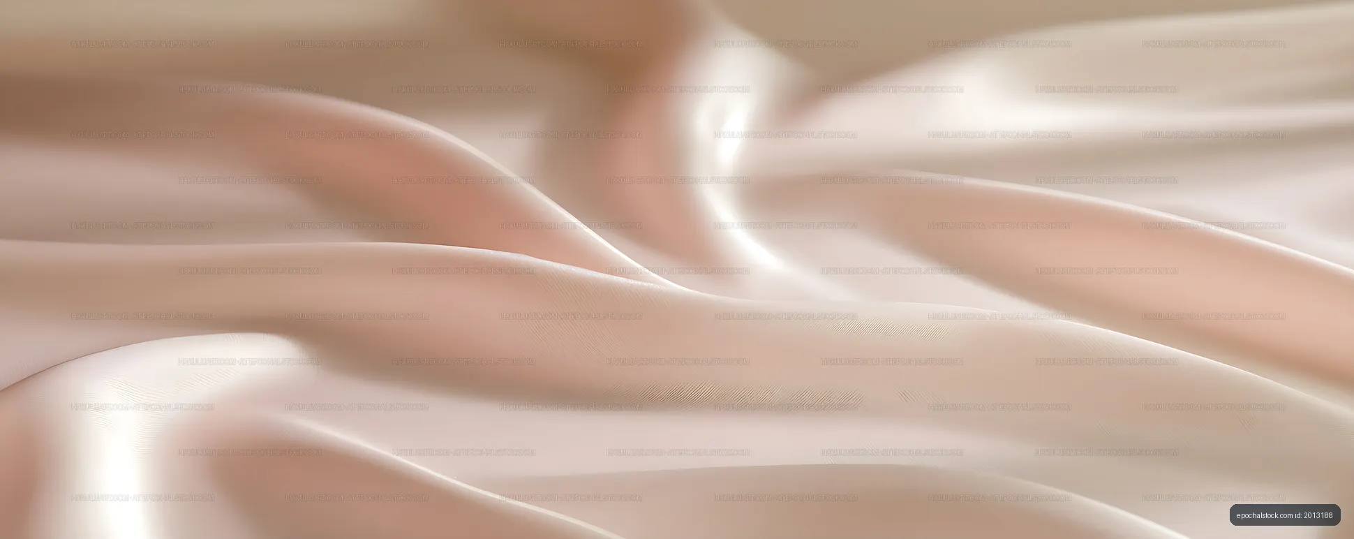 Warm pastel fabric folds in minimalist abstract composition