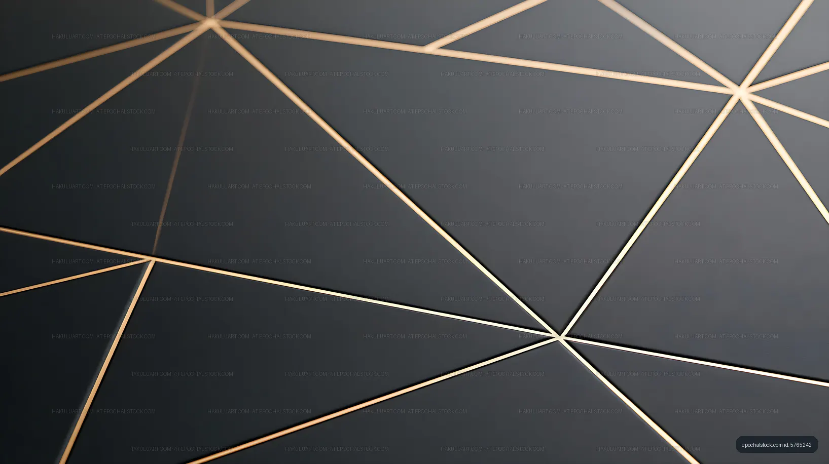 Dark geometric abstract background with warm linear accents
