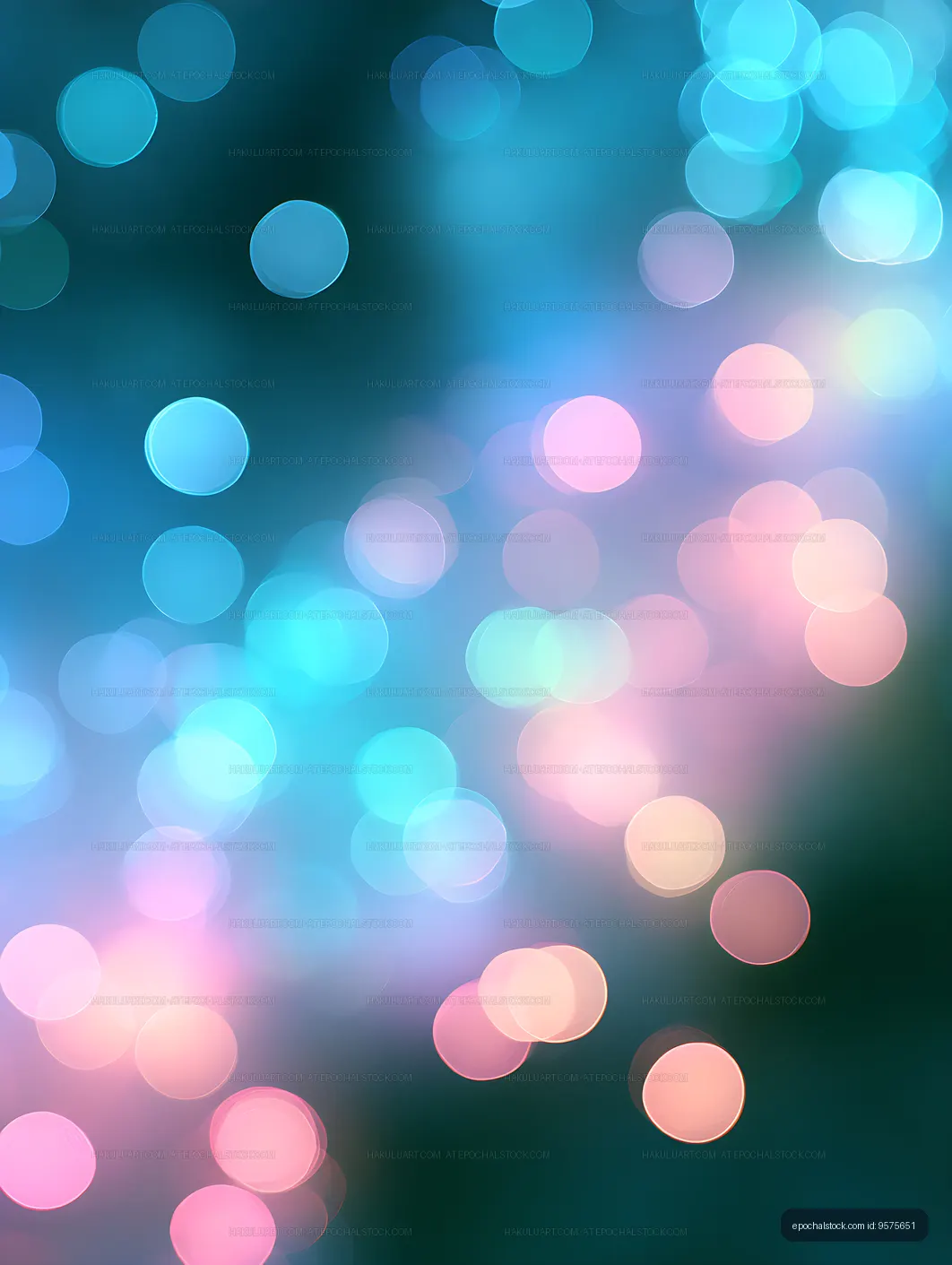 Abstract pastel bokeh circle background