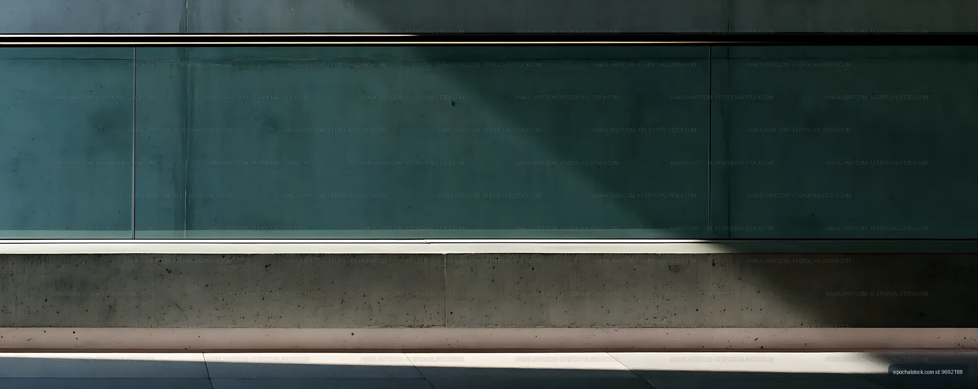 Dark teal industrial wall and concrete architectural texture
