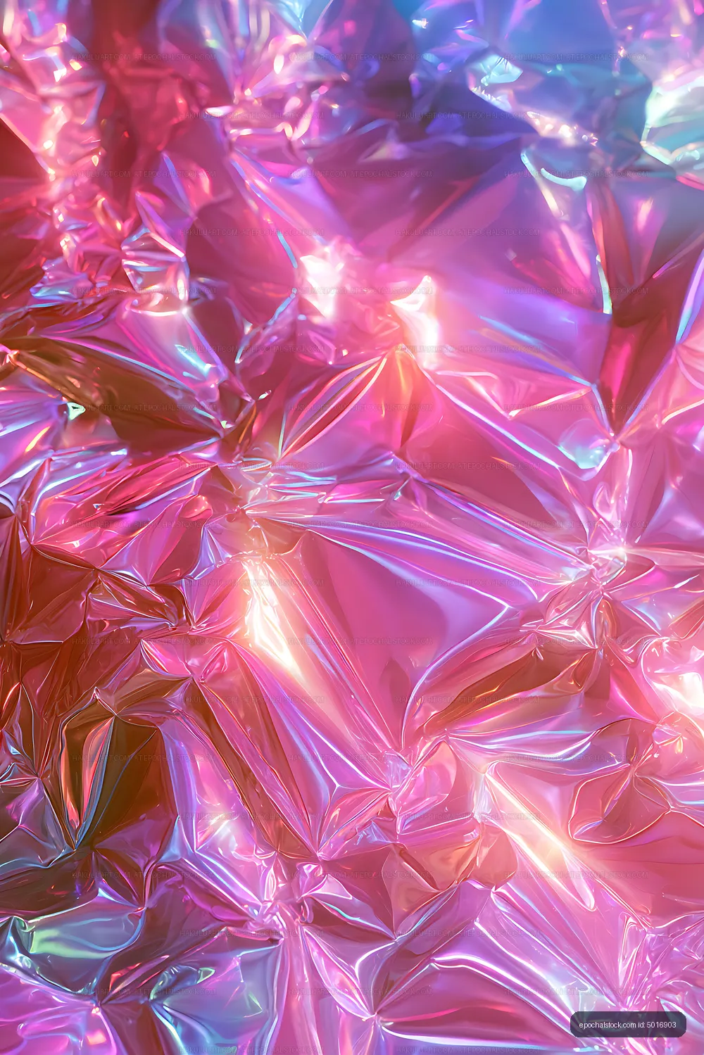 Glossy pink and violet abstract crystal background