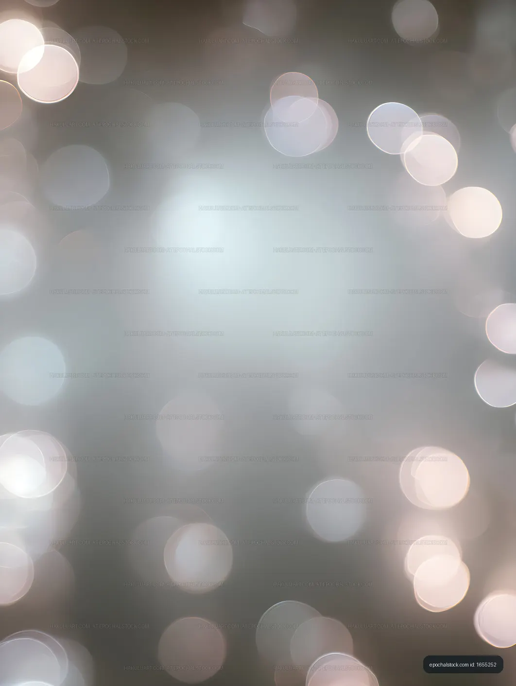 Abstract pastel circles with soft glowing bokeh