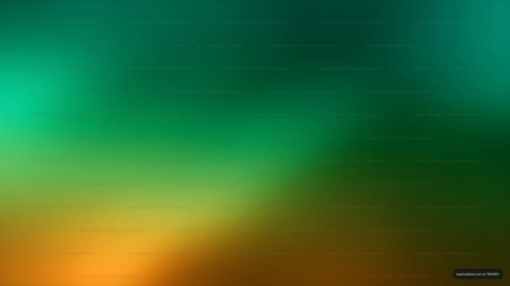 Blurred green and orange color gradient background