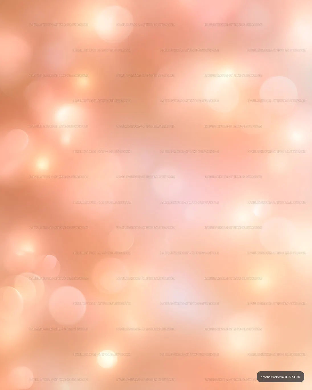Peach pink abstract background with soft bokeh