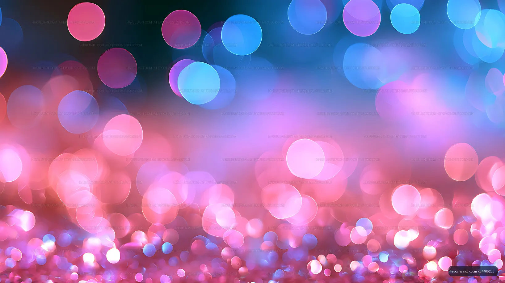 Abstract luminous bokeh background with pink and blue light