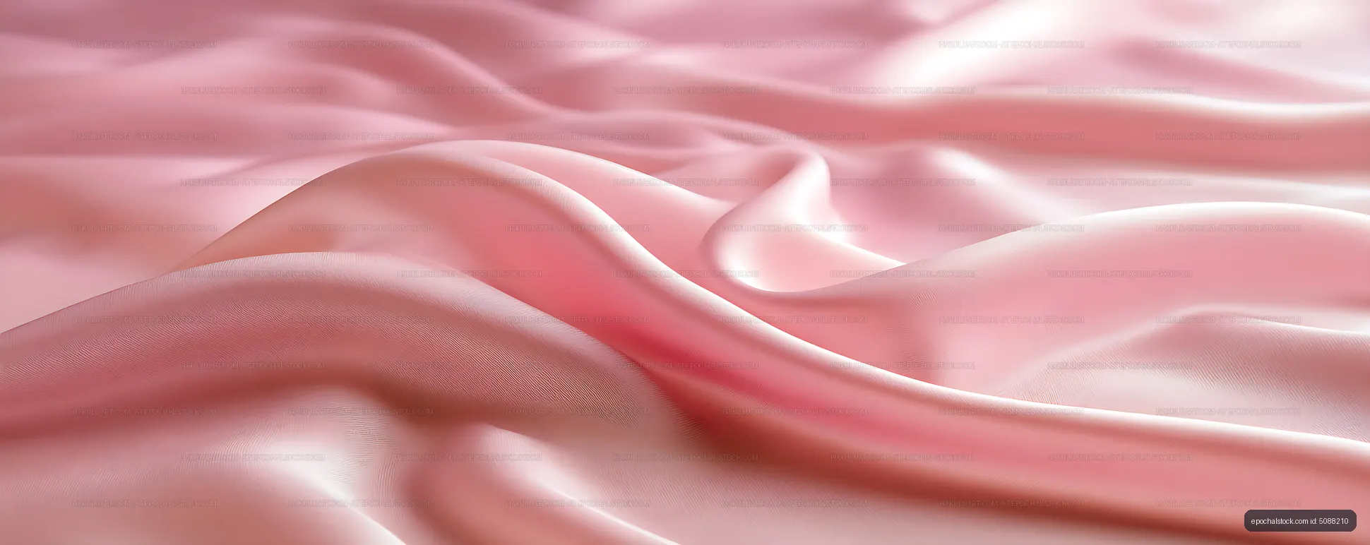 Blush pink silk-like fabric with flowing folds