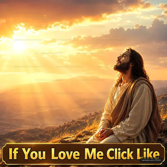 Man in traditional clothing looking at the sky during sunset