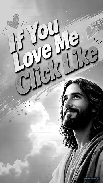 Faith-based graphic with uplifting message and smiling figure