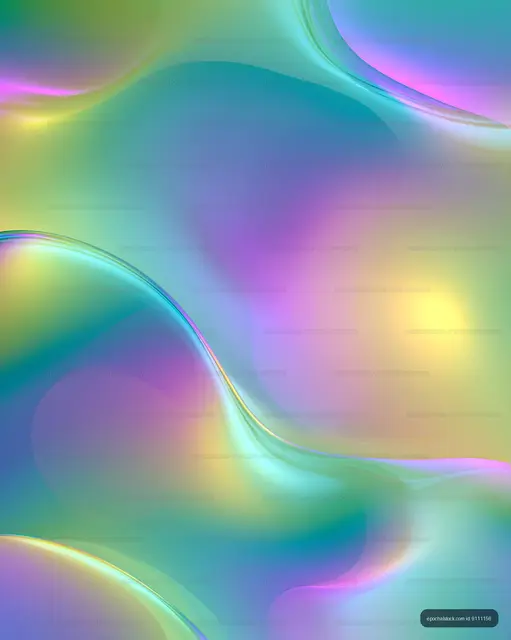Colorful abstract background with smooth curves and waves