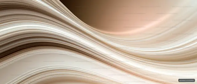 Subtle waves of light in soft beige and cream tones
