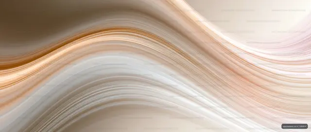 Abstract lines in cream and beige colors swirl together