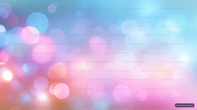 Colorful bokeh lights on a soft background