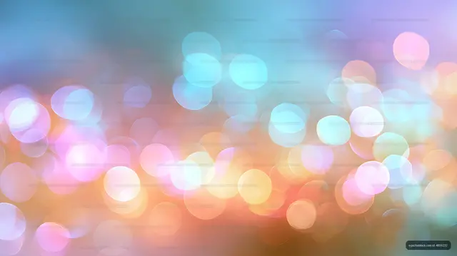 Soft pastel bokeh lights in vibrant abstract colors
