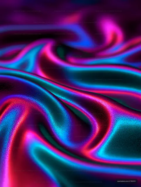 Flowing neon abstract background with vivid colors