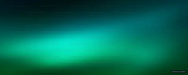 Teal and green luminous abstract gradient background