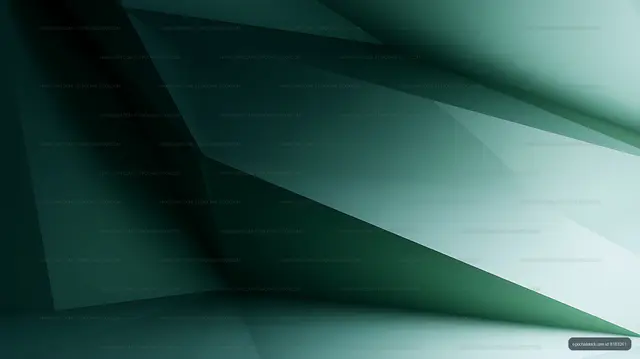 Abstract Dark Green Polygonal Background
