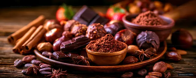 Chocolate and Cocoa Powder with Aromatic Spices