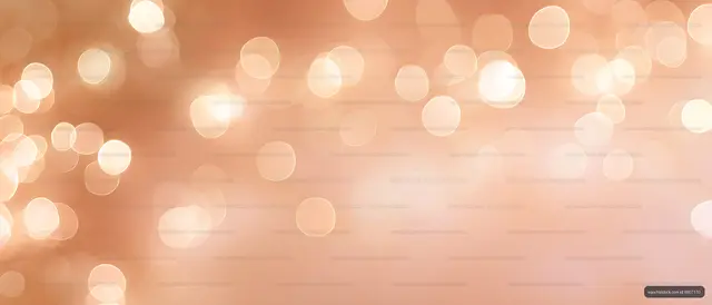 Peach bokeh texture with soft glowing light circles