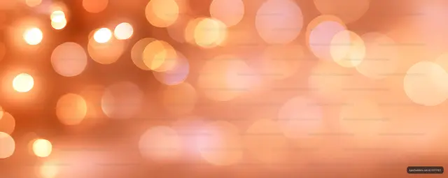 Soft glowing orange bokeh backdrop