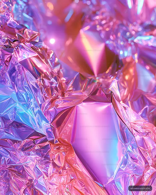 Pink and violet iridescent abstract texture