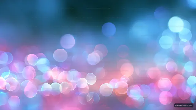 Pastel blue and pink abstract bokeh background