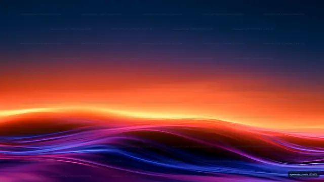 Colorful abstract wave pattern with glowing gradient