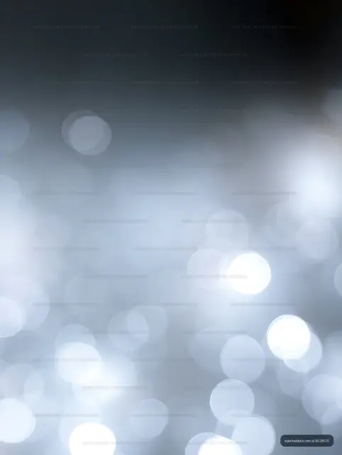 Abstract blue background with glowing bokeh circles