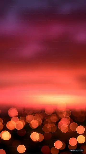 Warm abstract bokeh light gradient background