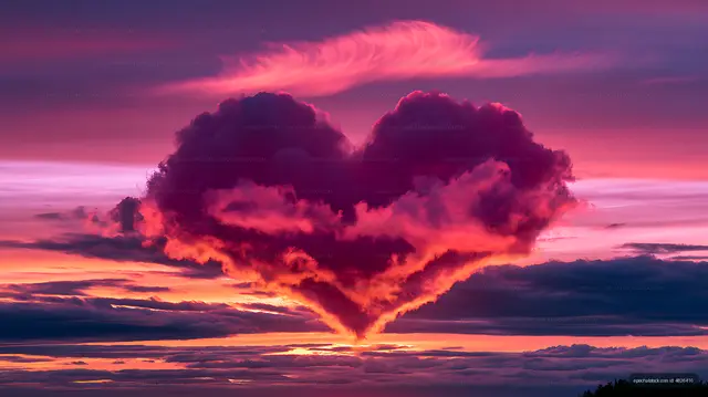 Vivid sunset light behind a dramatic towering cloud