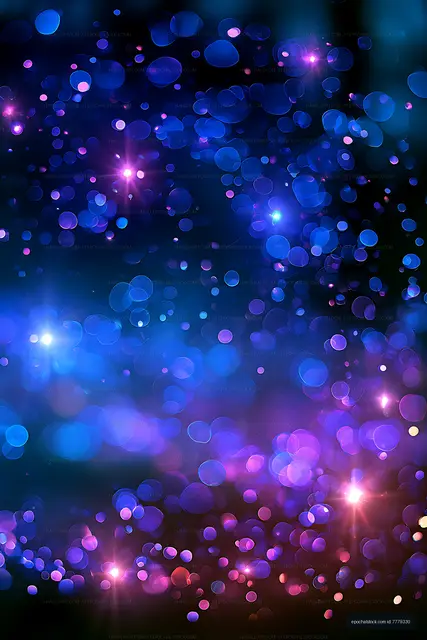 Blue and magenta luminous bokeh abstract background