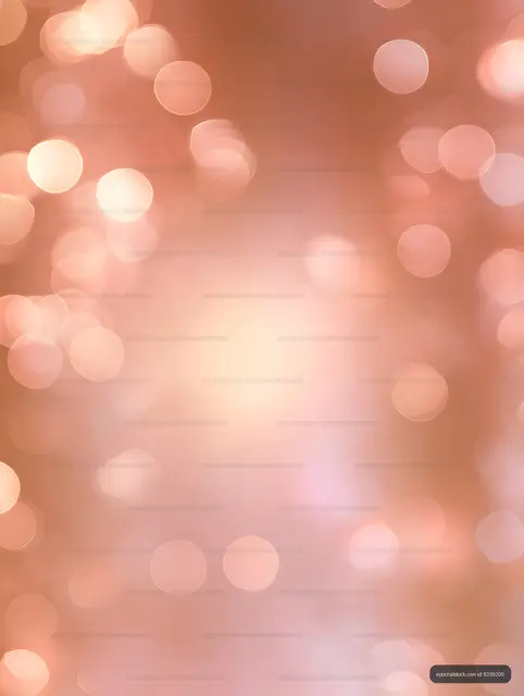 Warm peach bokeh background with soft glowing lights